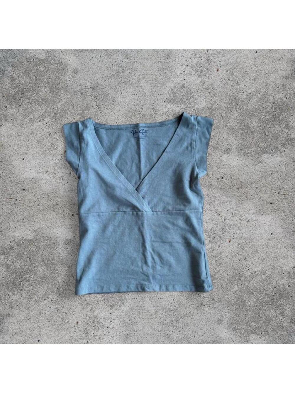 Brandy Melville greyish green Amara top